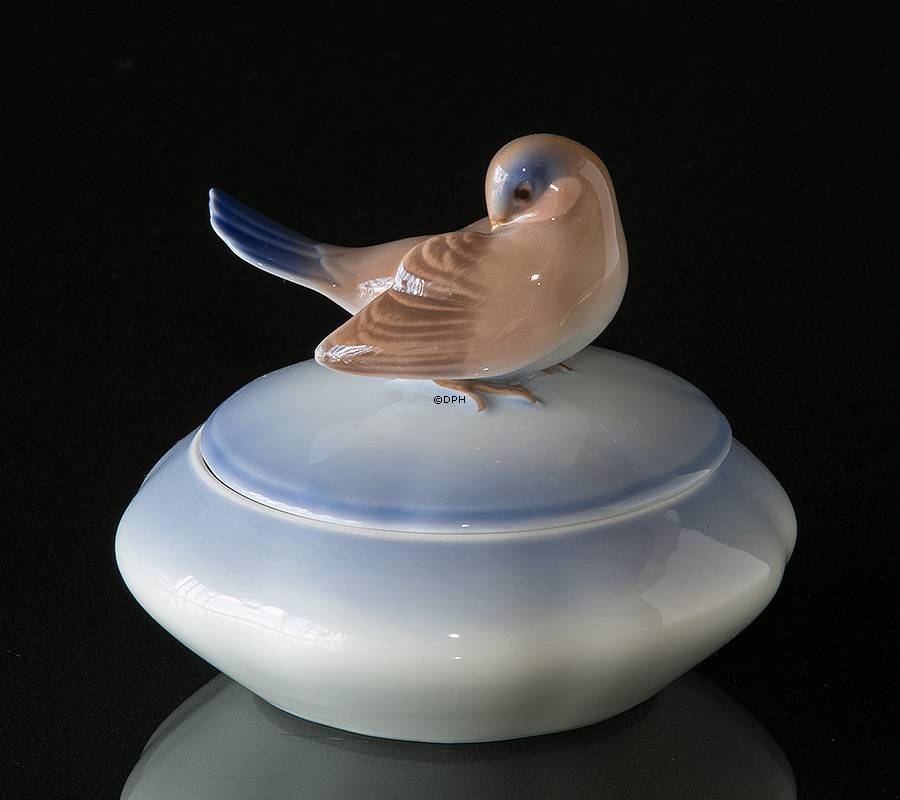 Bonbonniere mit Vogel Bing & Gröndahl Nr. 1623