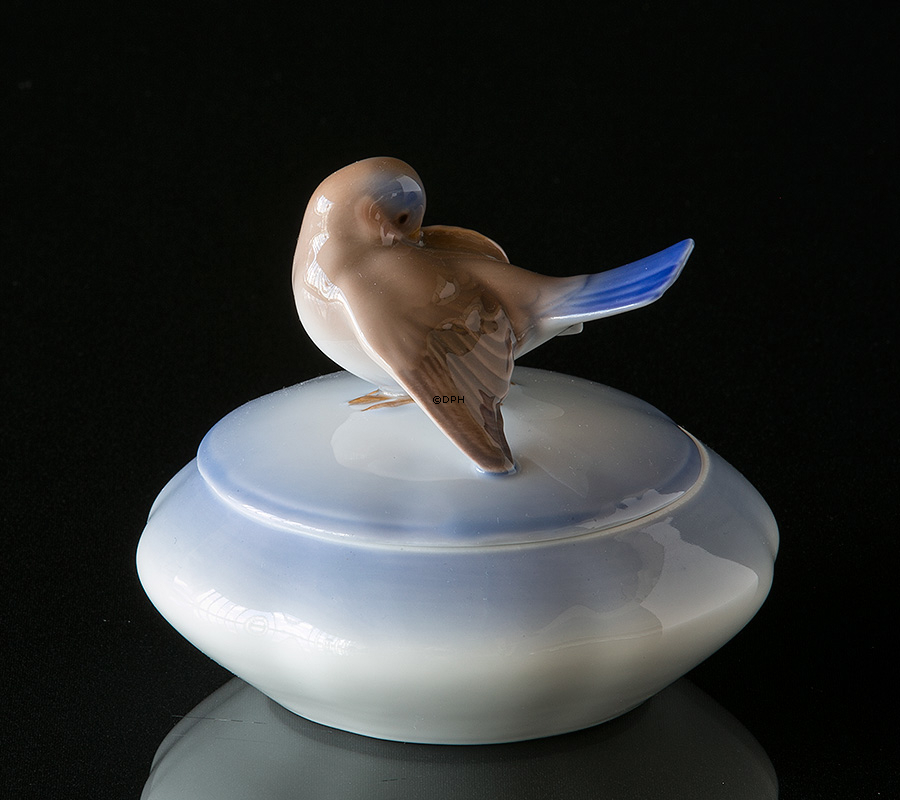 Bonbonniere mit Vogel Bing & Gröndahl Nr. 1623