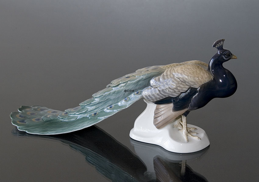 Pfau, Bing & Gröndahl Vogelfigur Nr. 1628