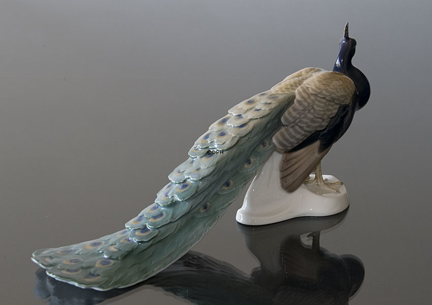 Pfau, Bing & Gröndahl Vogelfigur Nr. 1628