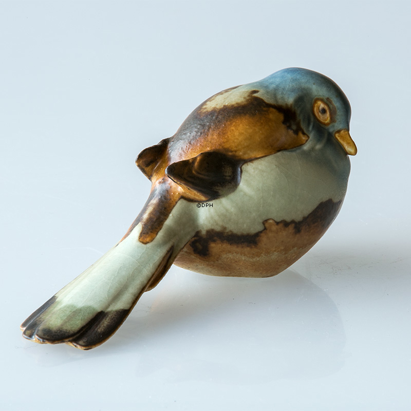 Pessimist, Meise, Bing & Gröndahl Steingut Figur Nr. 1635