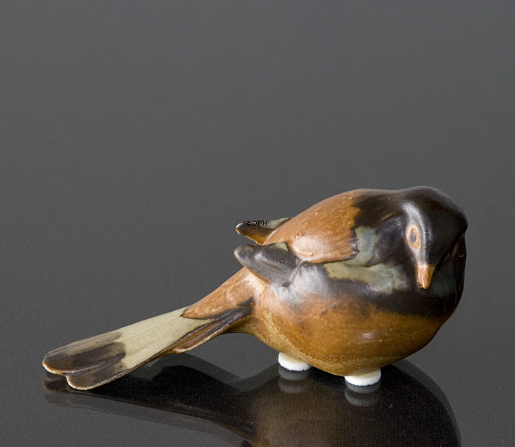 Pessimist, Meise, Bing & Gröndahl Steingut Figur Nr. 1635