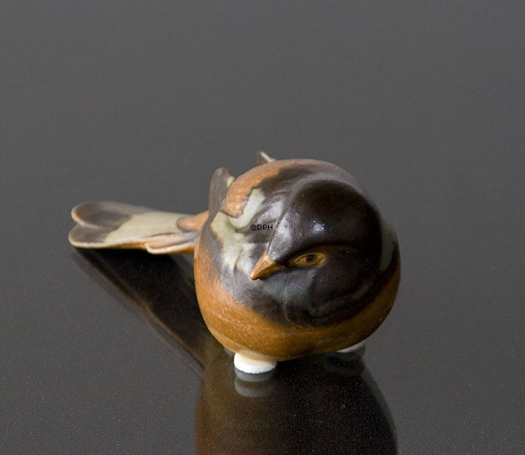 Pessimist, Meise, Bing & Gröndahl Steingut Figur Nr. 1635