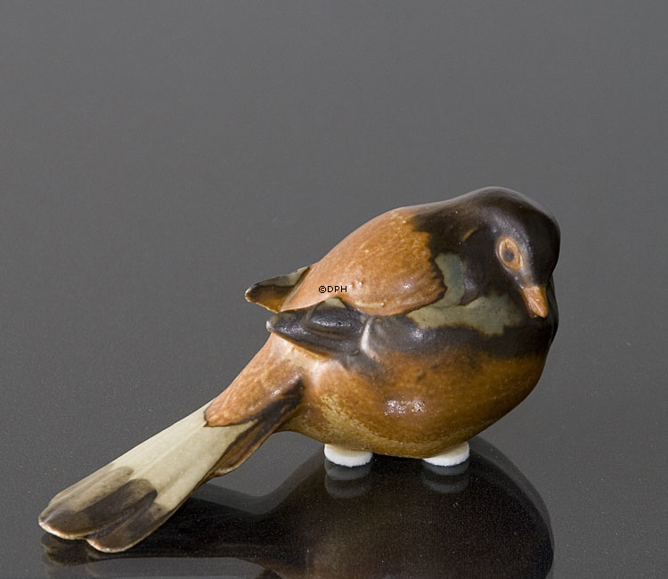 Pessimist, Meise, Bing & Gröndahl Steingut Figur Nr. 1635