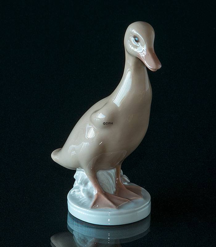 Entenküken 16cm, Bing & Gröndahl Vogelfigur Nr. 1665