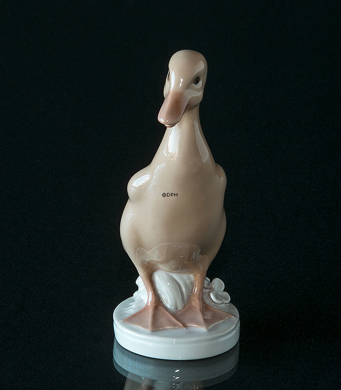 Entenküken 16cm, Bing & Gröndahl Vogelfigur Nr. 1665
