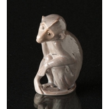 Kleiner sitzender Affe, Bing & Gröndahl Figur nr. 1667