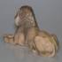 Löwe liegend majestätisch mit Kopf hoch, Bing & Gröndahl Figur | Nr. B1677 | DPH Trading