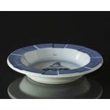 Schale, Hellblau mit Grönländer Mädchen, Bing & Gröndahl, Durchmesser 22 cm Nr. 1680-5454