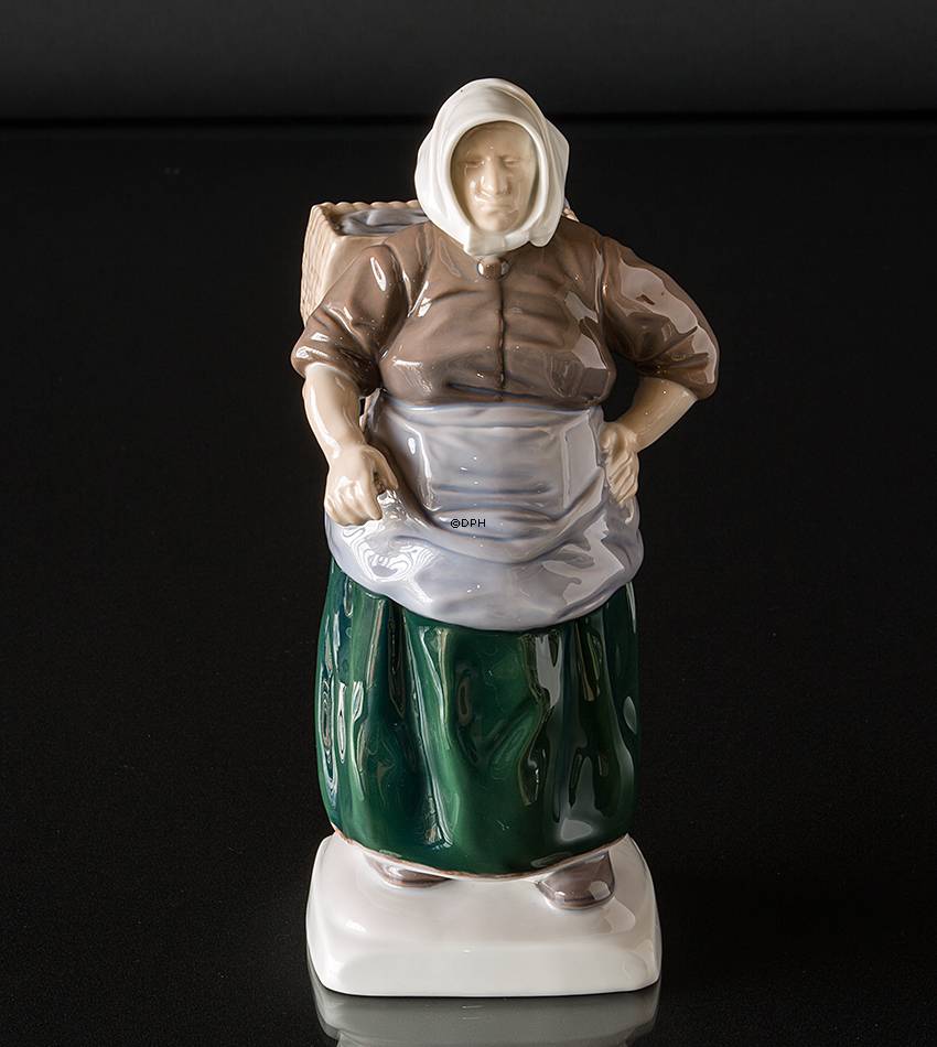 Skovshoved Frau, Fischer Frau, Bing & Gröndahl Figur Nr. 1702