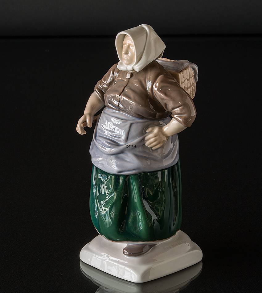 Skovshoved Frau, Fischer Frau, Bing & Gröndahl Figur Nr. 1702