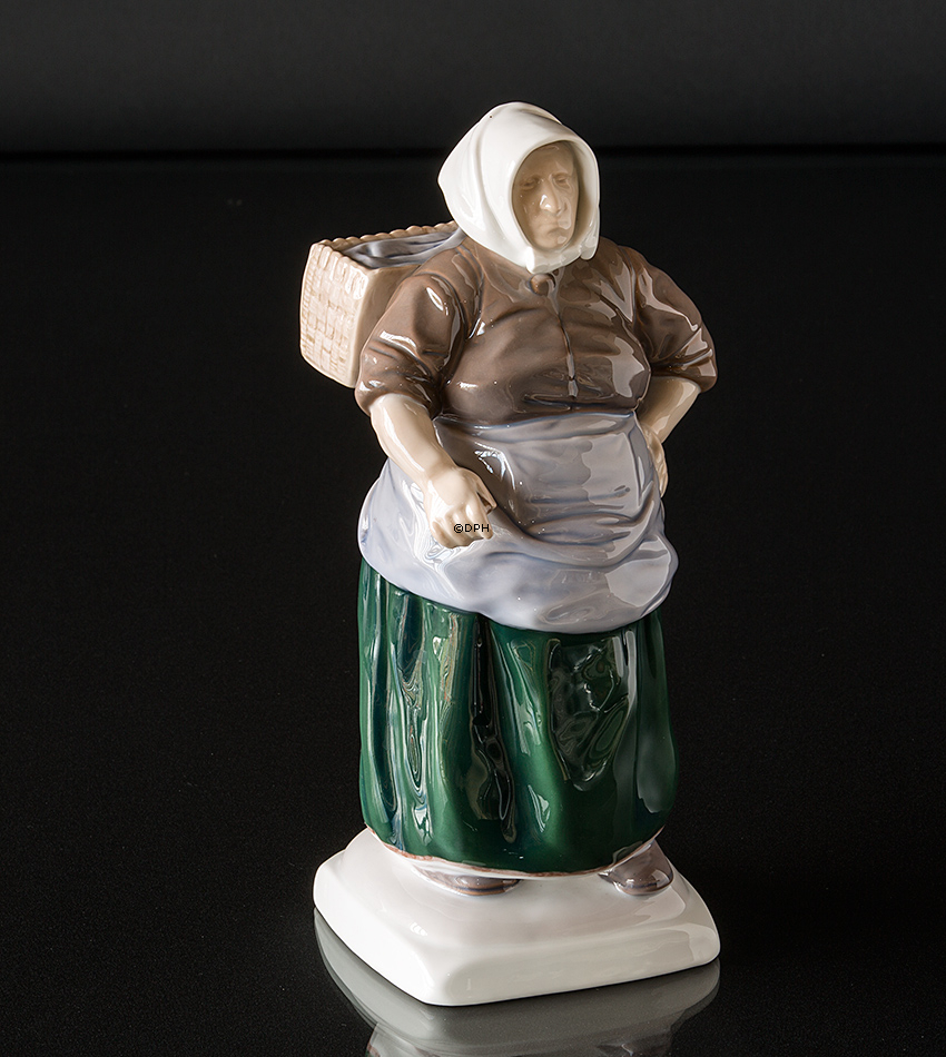 Skovshoved Frau, Fischer Frau, Bing & Gröndahl Figur Nr. 1702