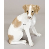 Hundefigur, Pointer sitzend, Bing & Gröndahl Figur Nr. 1716