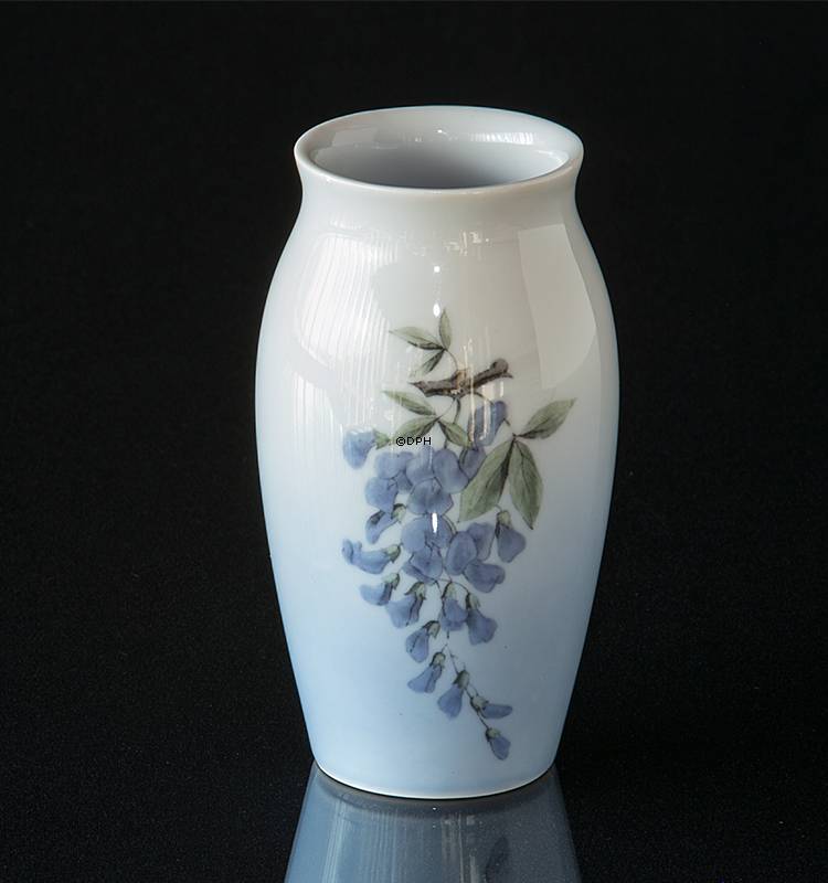Vase mit Glyzinien 12cm, Bing & Gröndahl Nr. 172-5255