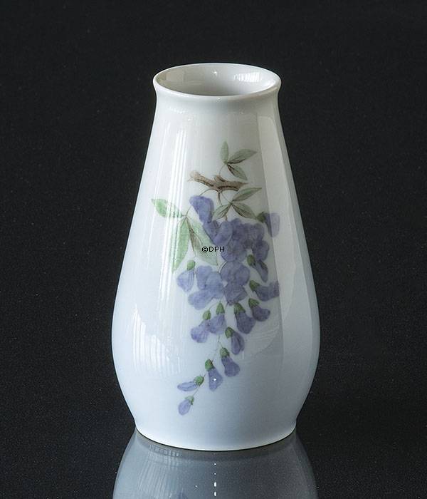 Vase mit Glyzinien 12cm, Bing & Gröndahl Nr. 172-5256