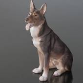 Deutscher Schäferhund sitzend, Bing & Gröndahl Figur