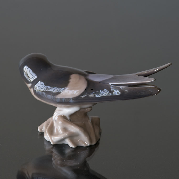 Sperling schaut zur Seite, Bing & Gröndahl Vogelfigur Nr. 1775