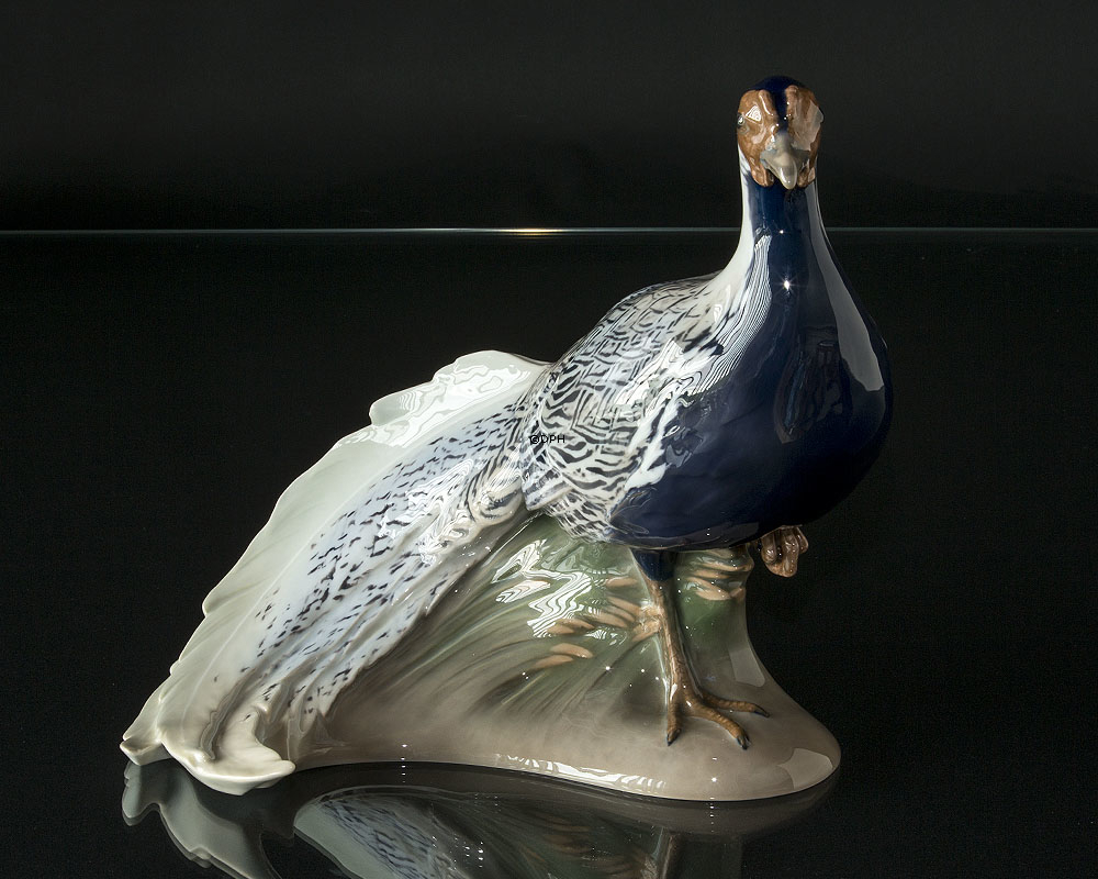 Silberfasan, Bing & Gröndahl Vogelfigur Nr. 1784
