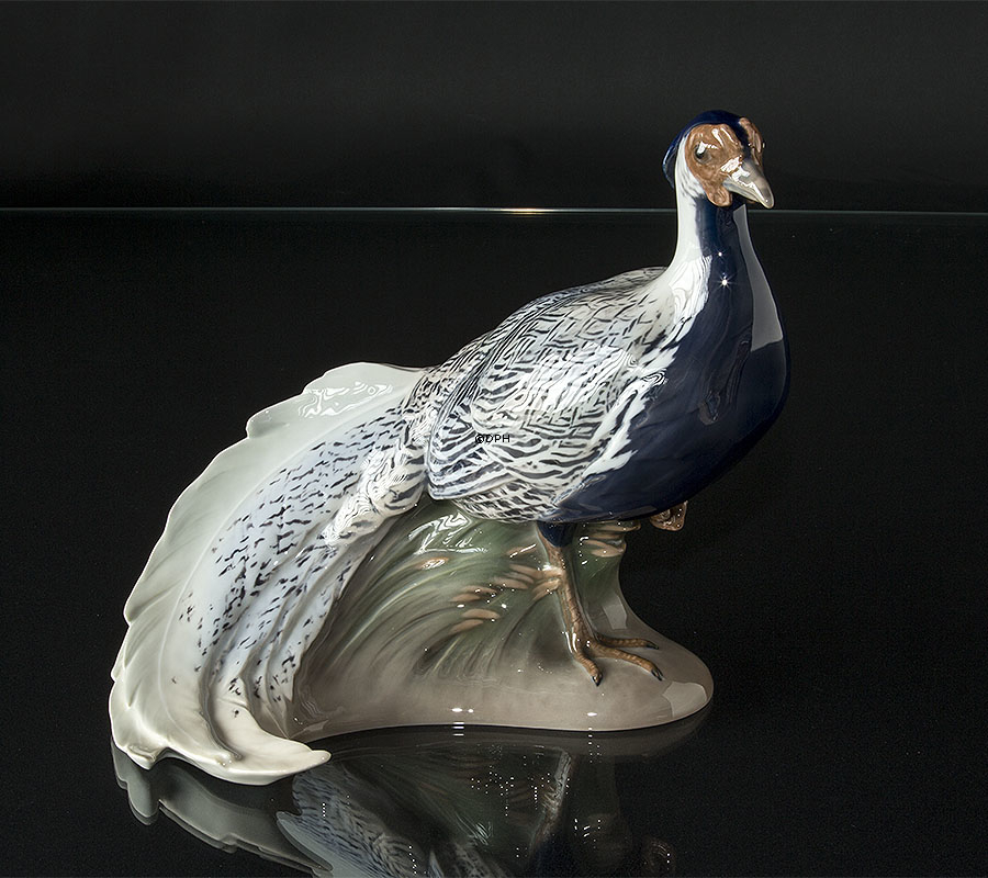 Silberfasan, Bing & Gröndahl Vogelfigur Nr. 1784