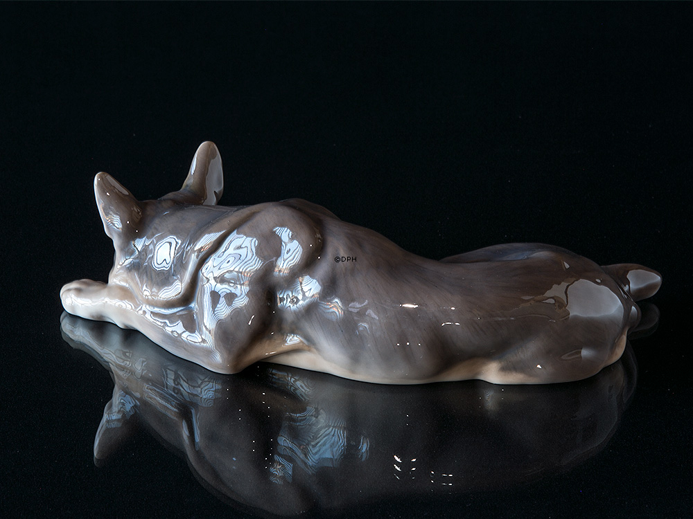 Schäferhund 24cm, Bing & Gröndahl Hund Figur nr. 1789