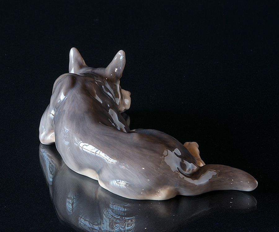 Schäferhund 24cm, Bing & Gröndahl Hund Figur nr. 1789