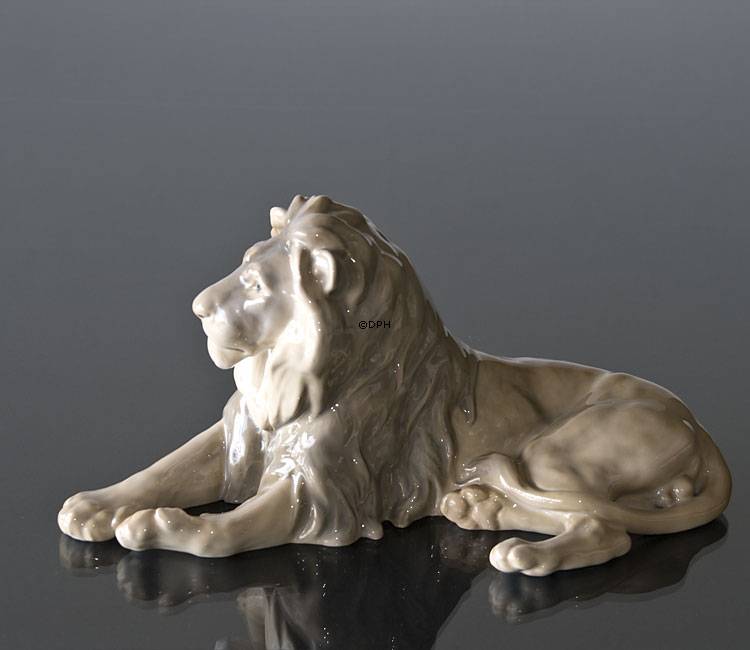 Löwe liegend, Bing & Gröndahl Figur Nr. 1793