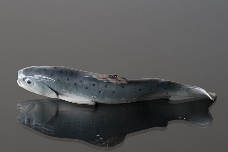 Forelle für den passionierten Angler, Bing & Gröndahl Fischfigur Nr. 1803