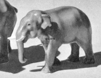 Elefant 18cm, Bing & Gröndahl Figur Nr. 1813
