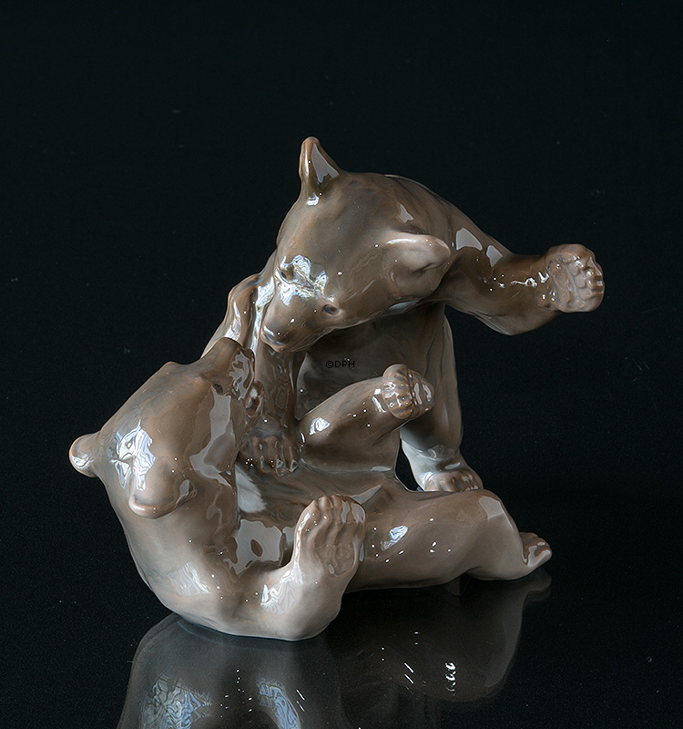Gruppe von Bären, Bing & Gröndahl Figur Nr. 1825