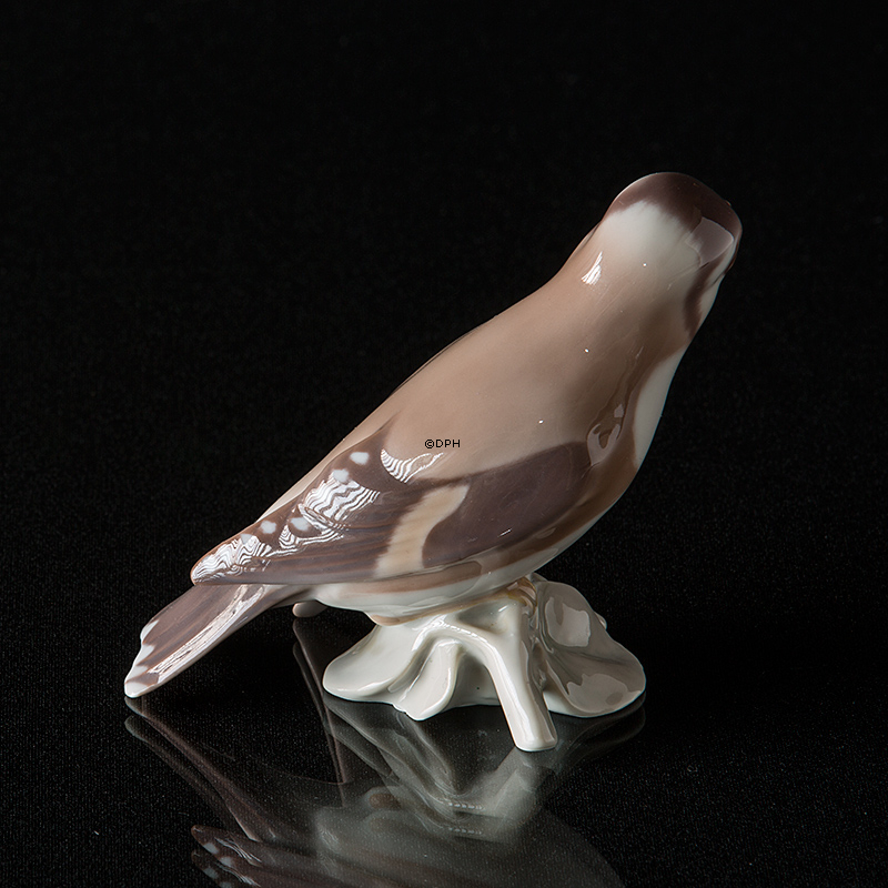 Stieglitz schaut zur Seite, Bing & Gröndahl Vogel Figur Nr. 1850