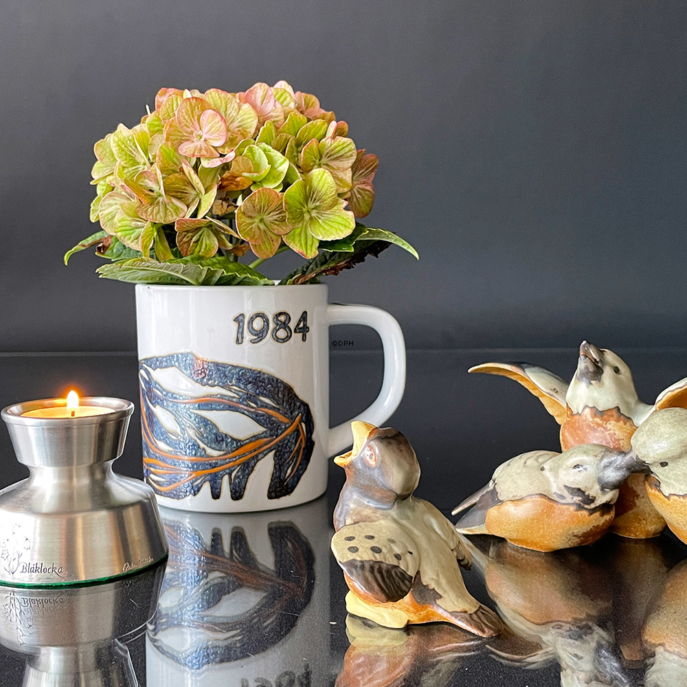 Junger Sperling, Bing & Gröndahl Steingut Vogel Figur Nr. 1852