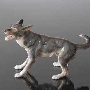 Deutscher Schäferhund, Bing & Gröndahl Hund Figur | Nr. B1854 | DPH Trading