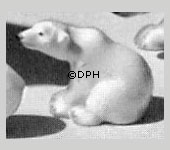 Eisbärenjunge, Bing & Gröndahl Figur Nr. 1873