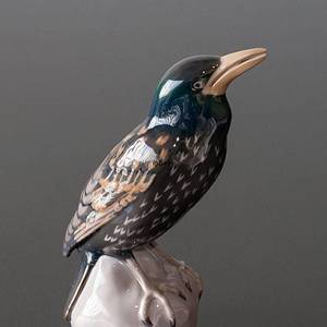 Stare schaut zum Himmel, Bing & Gröndahl Vogelfigur Nr. 1880 | Nr. B1880 | DPH Trading