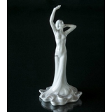Frau, weiß Figur, Bing & Gröndahl mit Dahl Jensen Nr. 1900