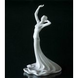 Frau, weiß Figur, Bing & Gröndahl mit Dahl Jensen Nr. 1900