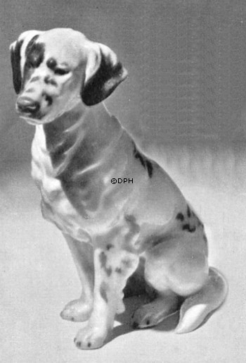Englischer Setter, Bing & Gröndahl Hund Figur Nr. 1904