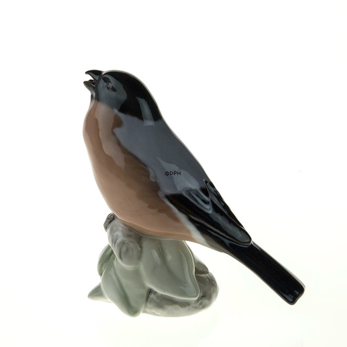 Gimpel kreischen, Bing & Gröndahl Vogelfigur Nr. 438 / 1909