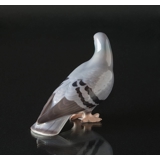 Taube auf der Suche nach Semmelbrösel, Bing & Gröndahl Porzellan Vogelfigur Nr. 1911