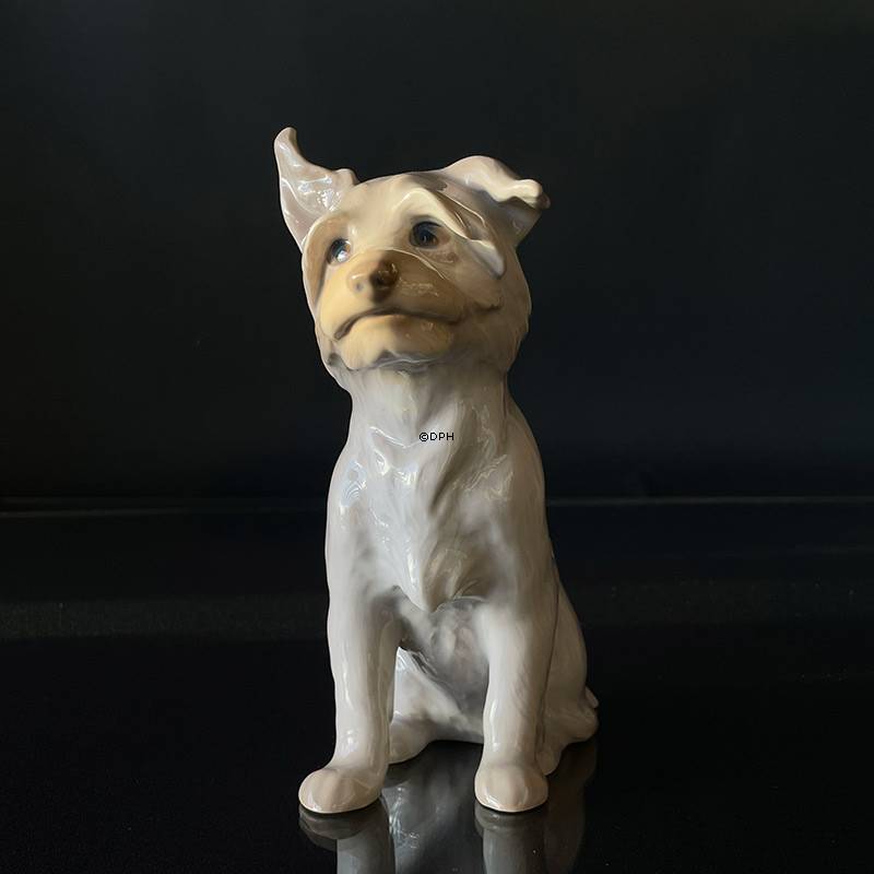 Cairn Terrier, sitzend, Bing & Gröndahl Hund Figur Nr. 1914