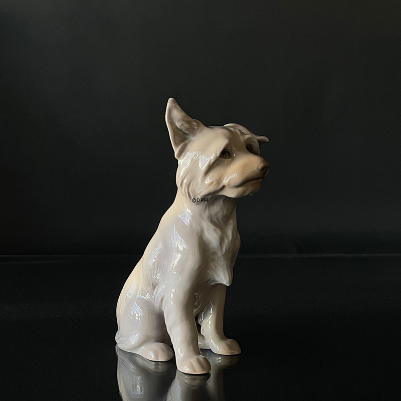 Cairn Terrier, sitzend, Bing & Gröndahl Hund Figur Nr. 1914