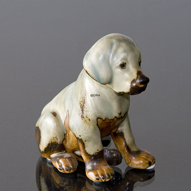 Bernhardiner Welpe, Bing & Gröndahl Steinzeug Hund Figur Nr. 1926