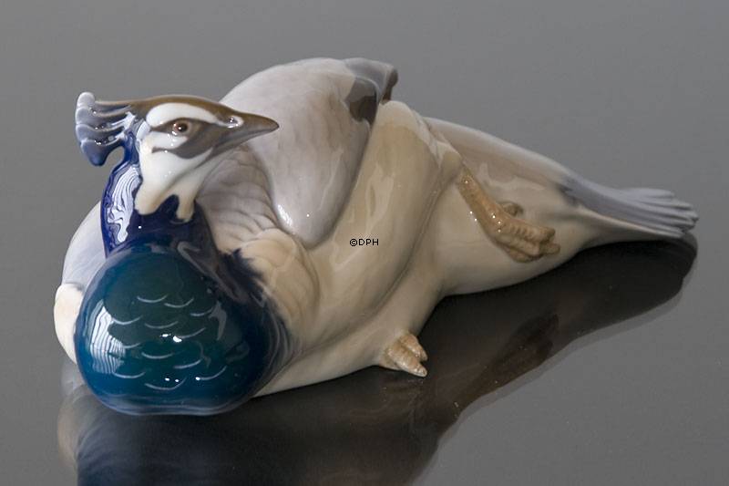 Pfau, Bing & Gröndahl Vogelfigur Nr. 1941