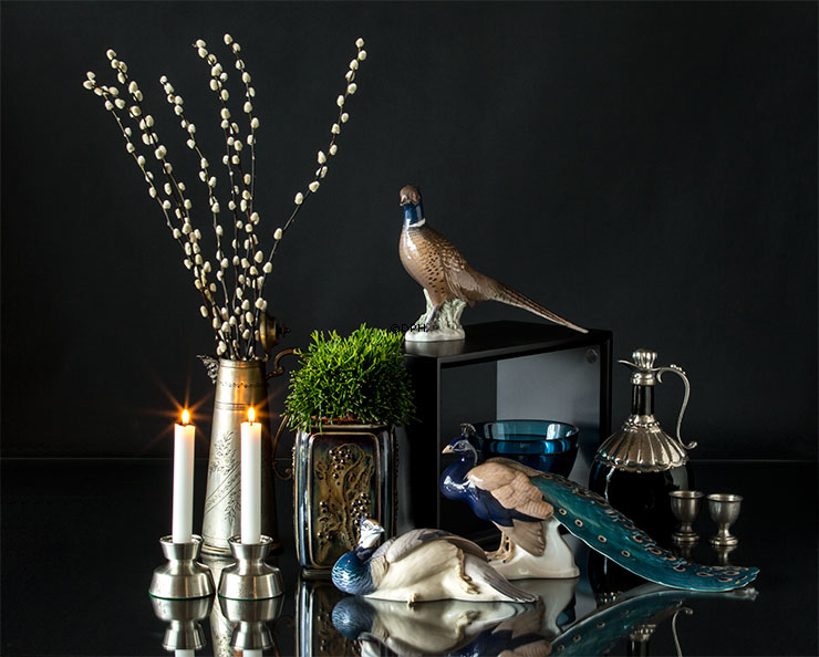 Pfau, Bing & Gröndahl Vogelfigur Nr. 1941