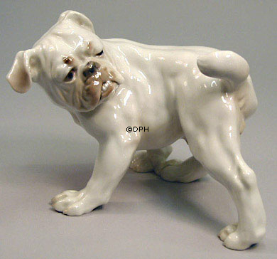 Bulldogge, Bing & Gröndahl Hund Figur nr. 1992