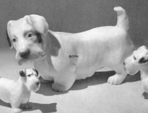 Scottish Terrier, Bing & Gröndahl Hundefigur Nr. 2011