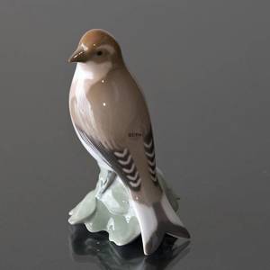 Hänfling schaut zur Seite, Bing & Gröndahl Vogelfigur Nr. 2020 | Nr. B2020 | DPH Trading