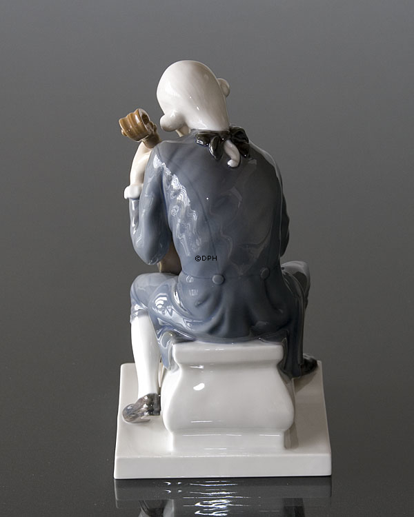 Cellist, Bing & Gröndahl Figur, Mann spielt das Cello Nr. 2032