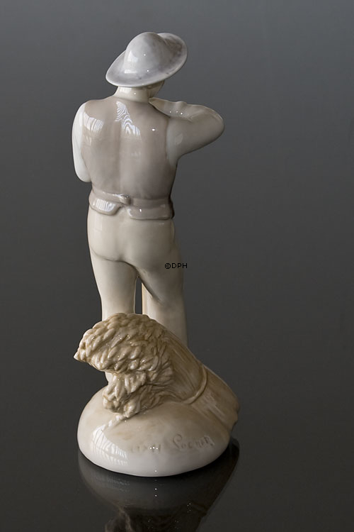 Mann mit Heugabel, Bing & Gröndahl Figur Nr. 2049