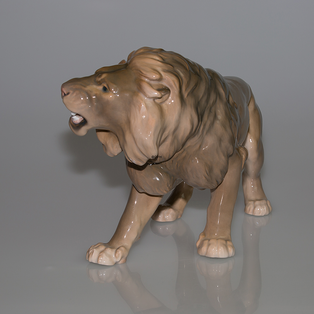 Männlicher Löwe, Bing & Gröndahl Figur Nr. 2052